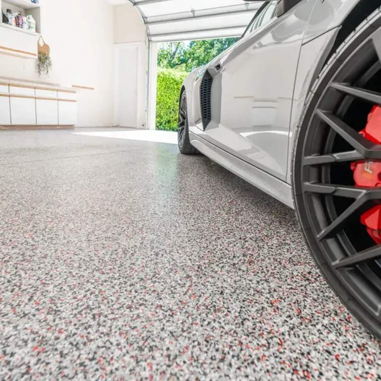 Garage polyurea floor
