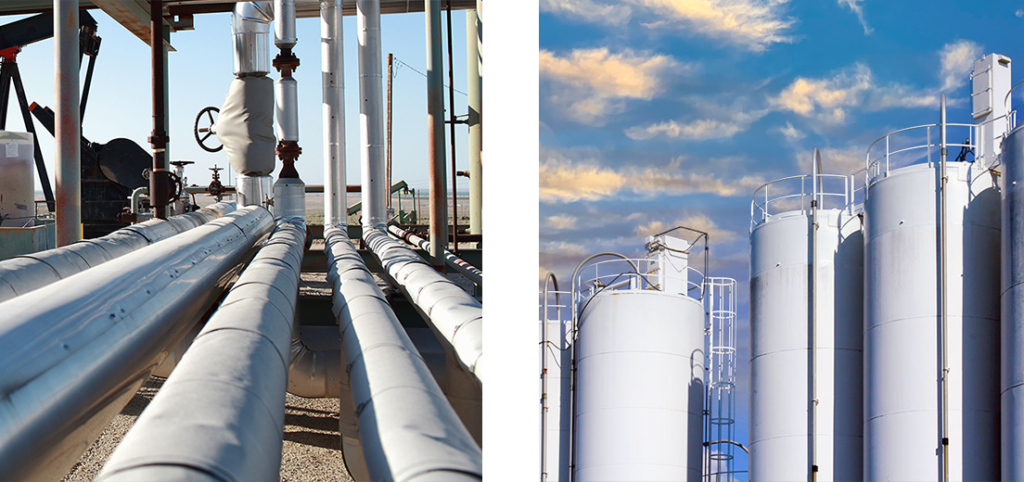 Polyurea spraying for steel pipes
