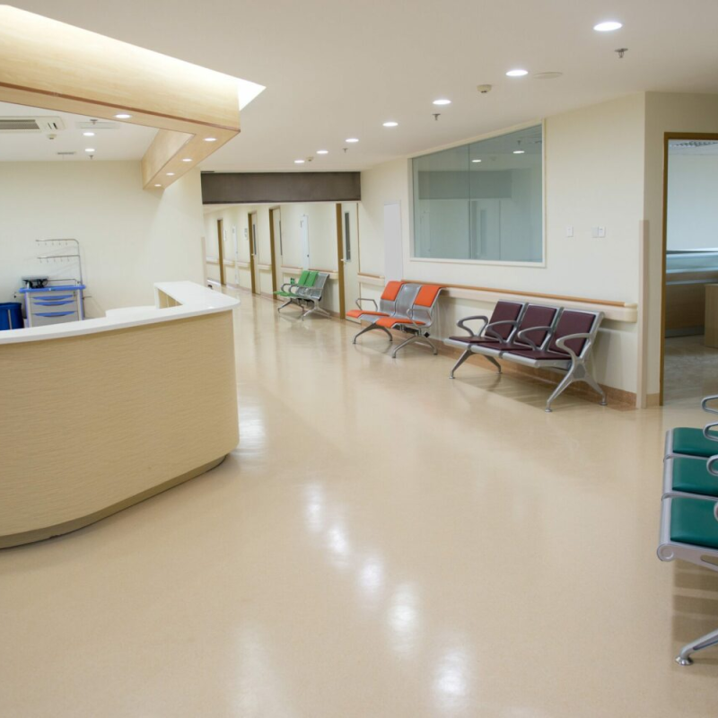 Hospital polyurea coating