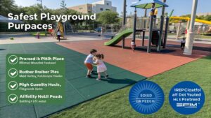 safety is paramount in playgrounds what surface o
