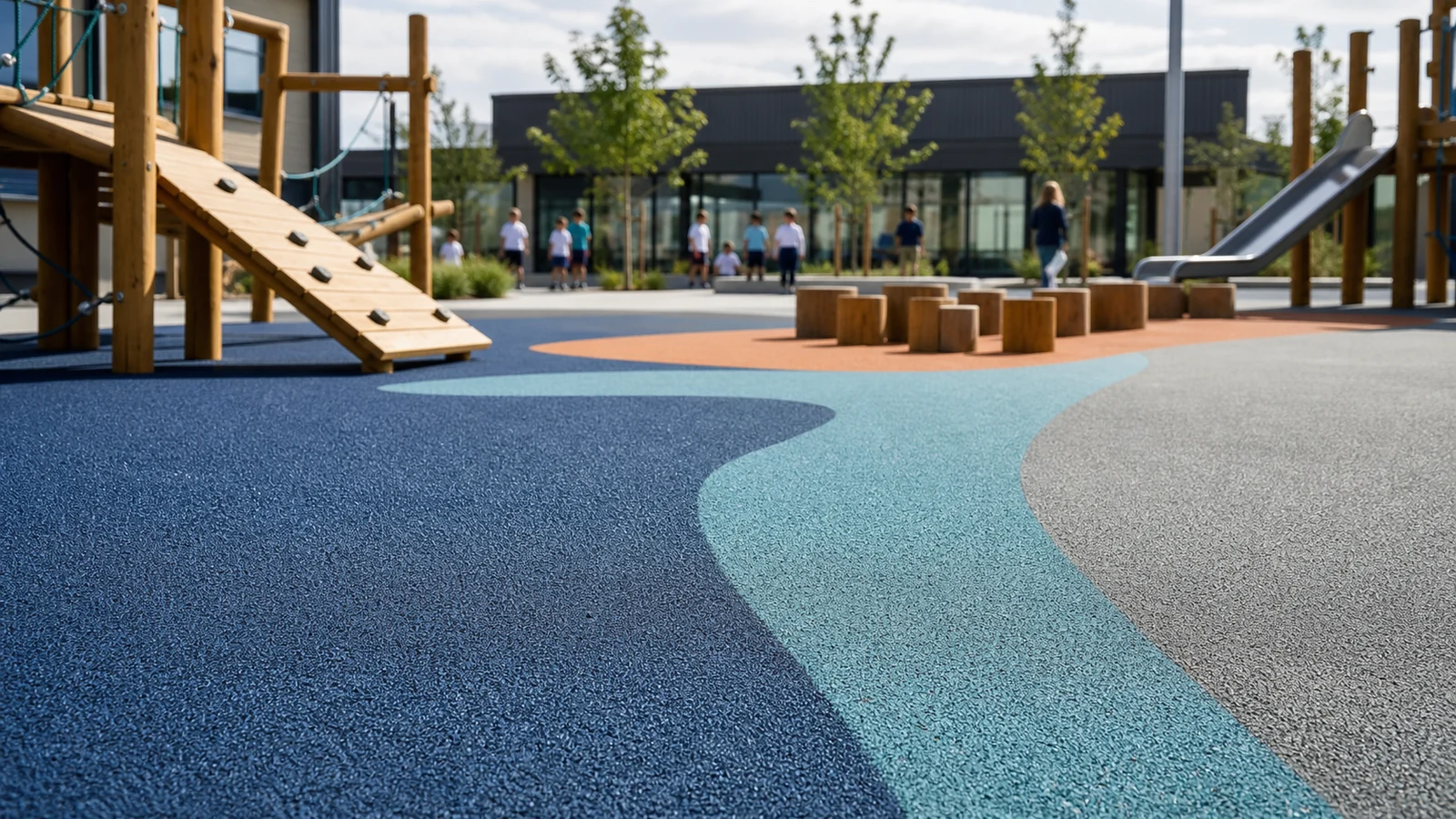 EPDM playground safety surface