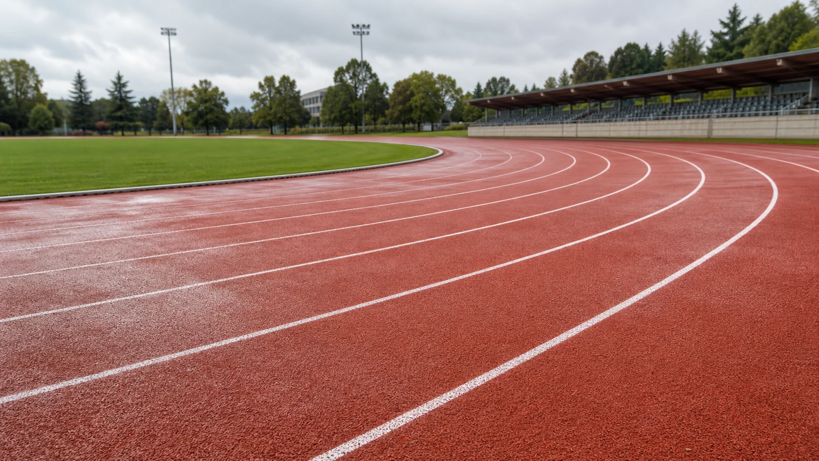EPDM running track surface